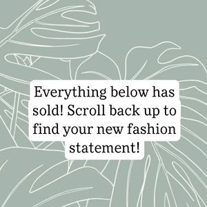 Everything Below has Sold!